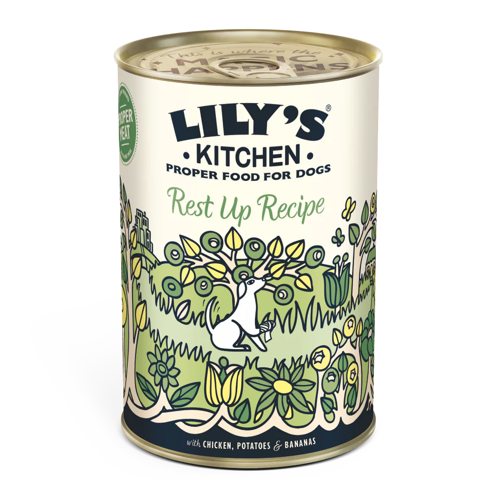 Lilys Kitchen Dog Tin Rest Up Recipe 400g