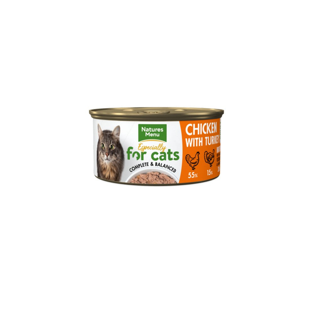 Natures Menu Cat Chicken & Turkey Tins 85g
