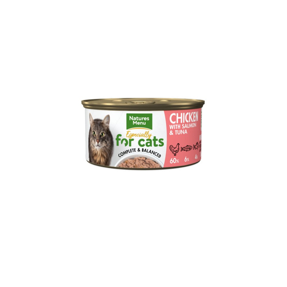 Natures Menu Cat Chicken with Salmon & Tuna Tins 85g