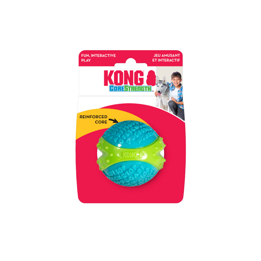 KONG Core Strength Ball Blue & Green