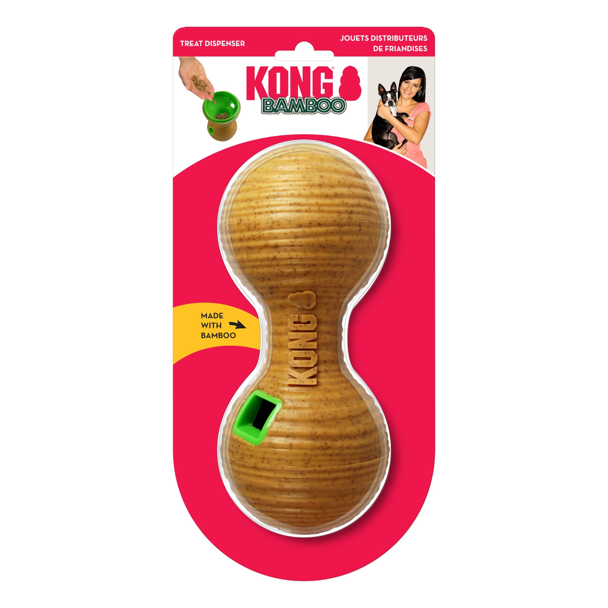 KONG Bamboo Dumbbell Feeder