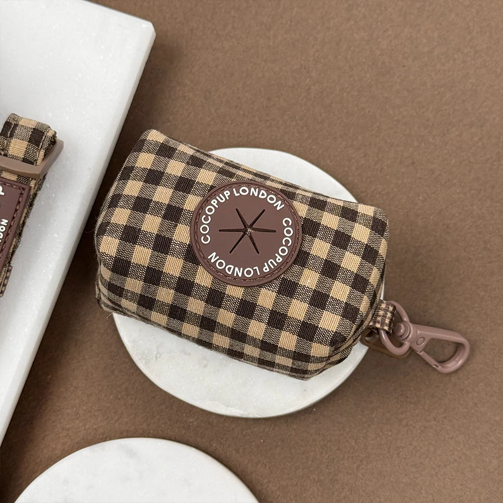 Cocopup Cotswold Check Poop Bag Holder