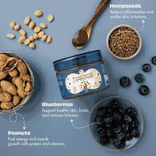 Pawfect Peanut Butter Blueberry and Hemp Seeds 450g