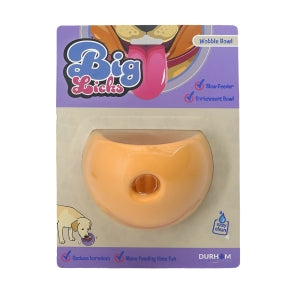 Durham Animal Feeds Big Licks Wobble Bowl - Orange