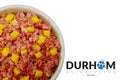 Durham chicken with mango mince