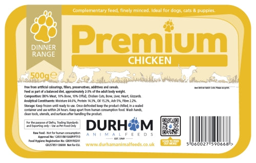 Durham Premium Chicken Dinner 500g