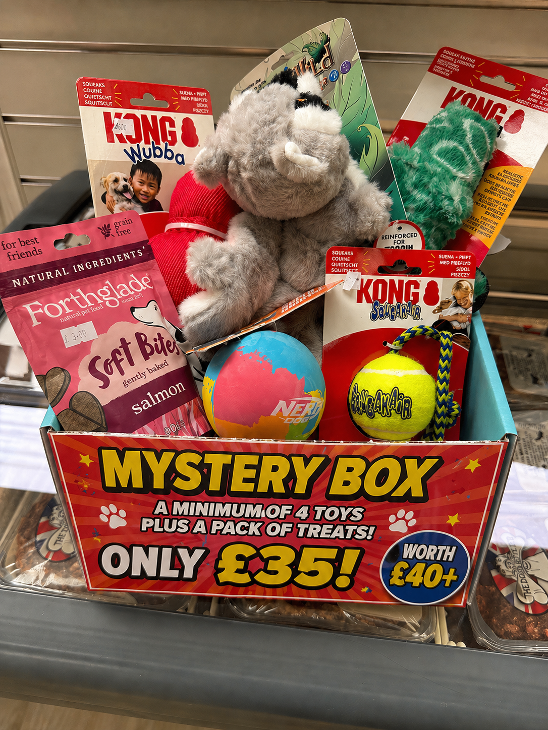 Mansfield Canine Centre Mystery Dog Toy Box