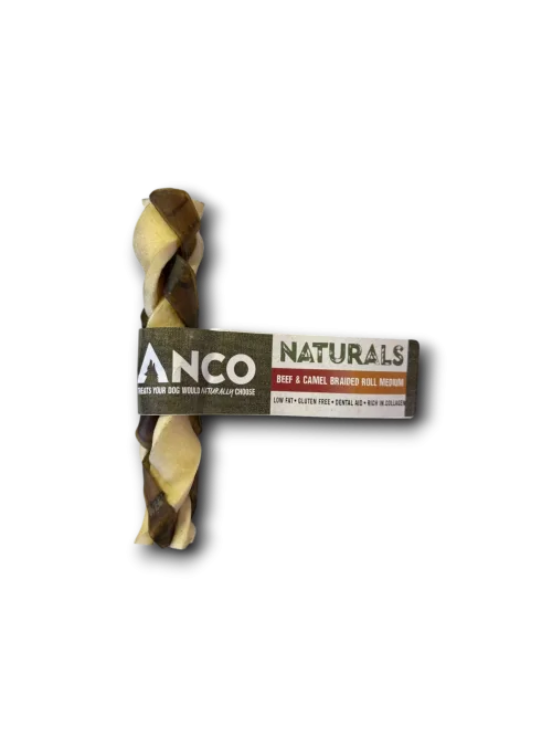 Anco Beef and Camel Braided Roll Medium