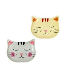 Ancol Ceramic Cat Shape Dish
