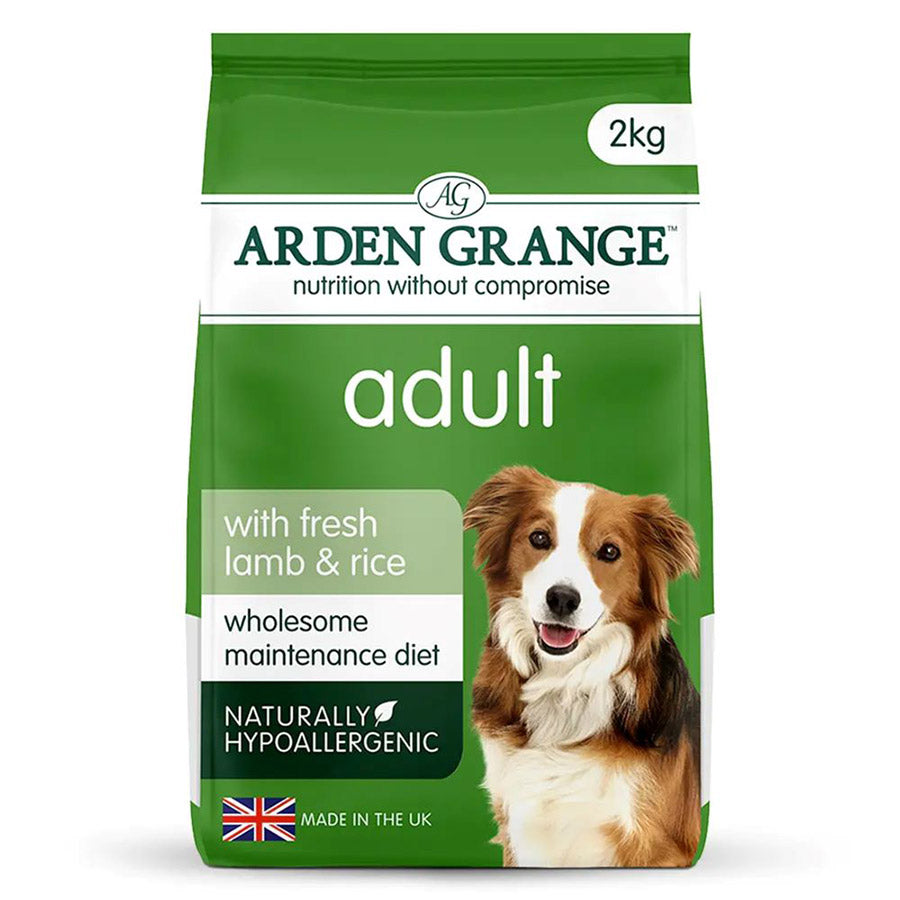 Arden Grange Dog Adult Lamb & Rice Small Bag 2kg