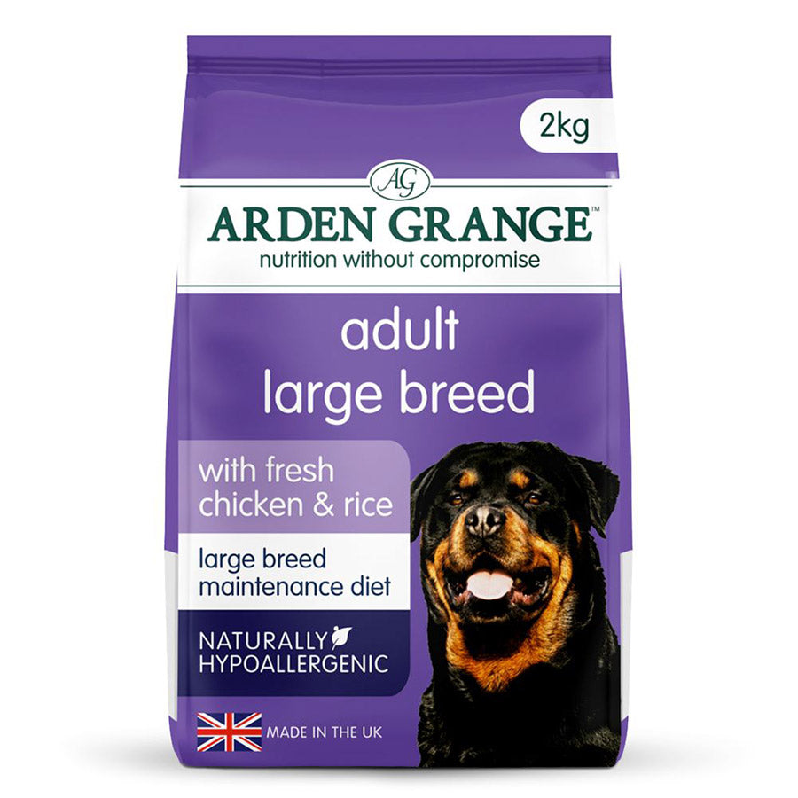 Arden Grange Dog Adult Large Breed Chicken & Rice Small Bag 2kg