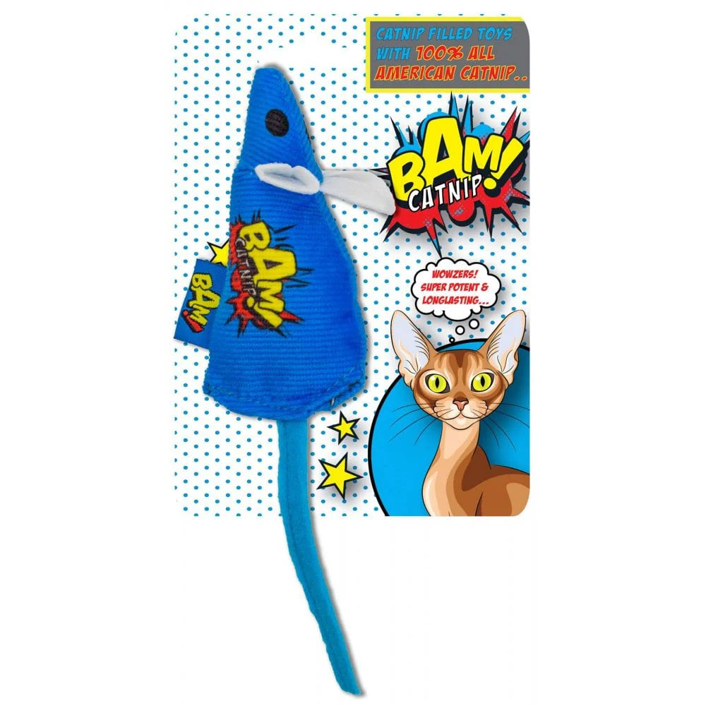 BAM Catnip Mouse Cat Toy