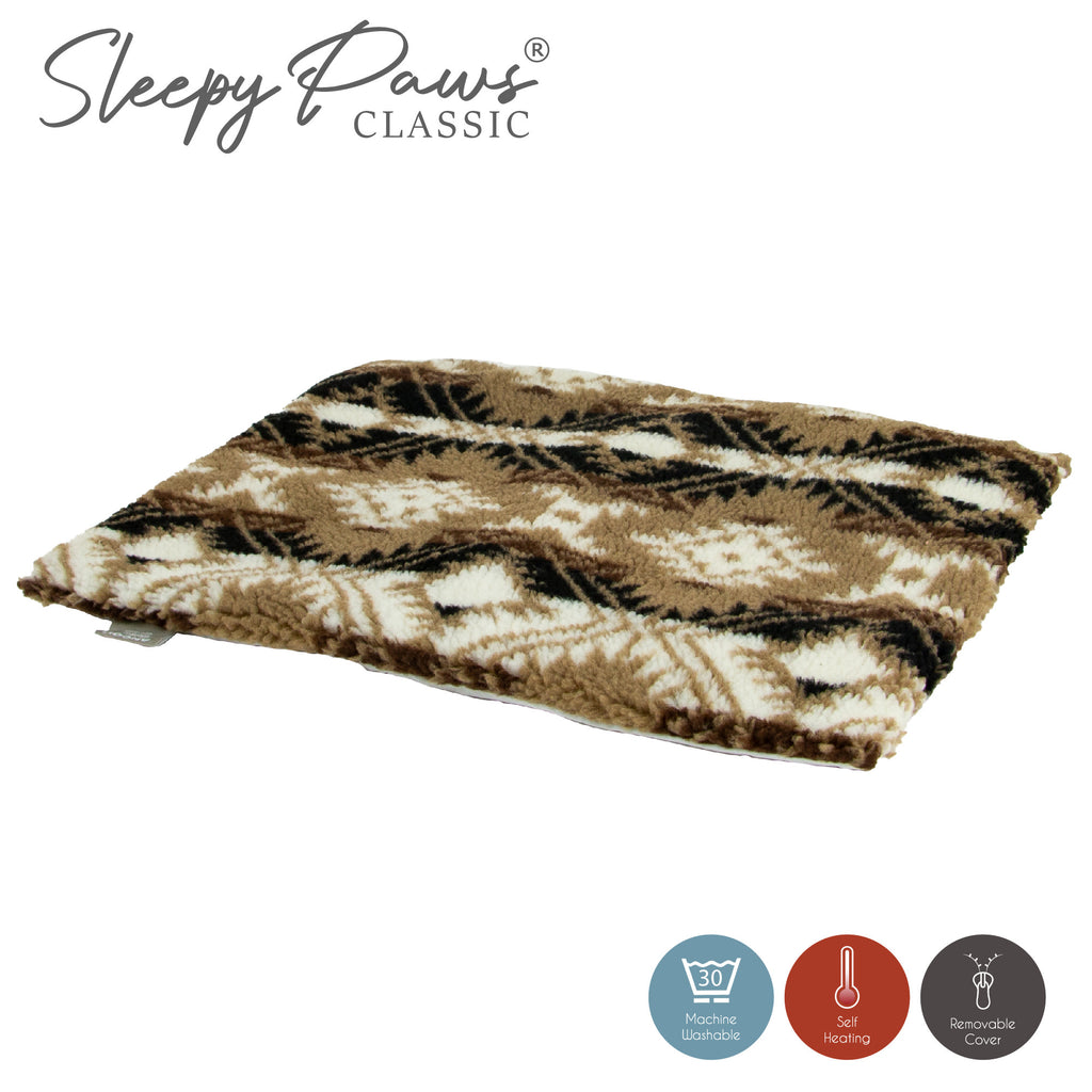 Ancol Sleepy Paws Self Heating Pad Brown