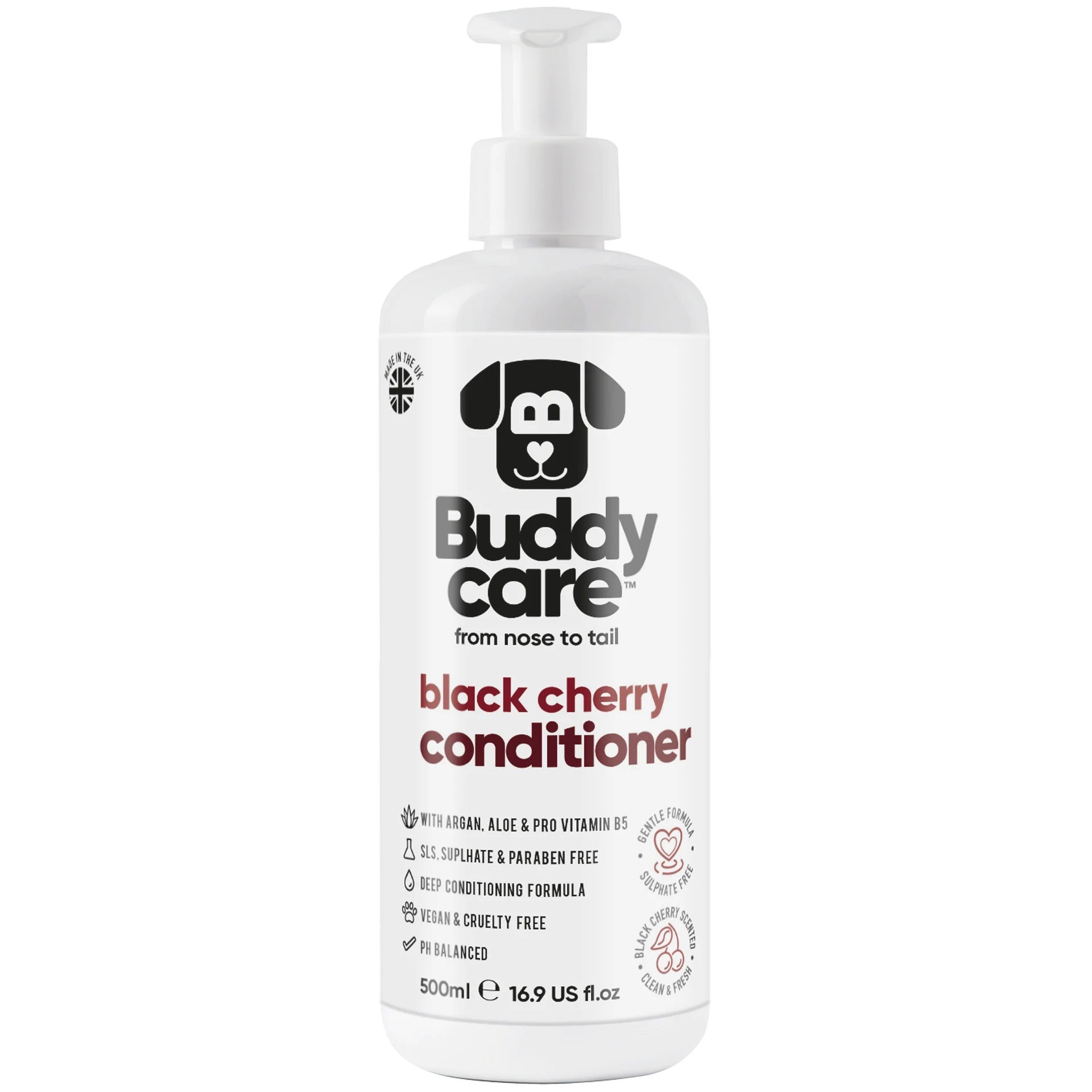 Buddycare Black Cherry Dog Conditioner 500ml