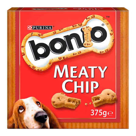 Bonio Dog Meaty Chip 375g