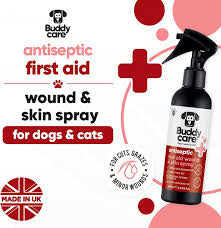 Buddycare Pet Antiseptic First Aid Wound & Skin Spray 200ml
