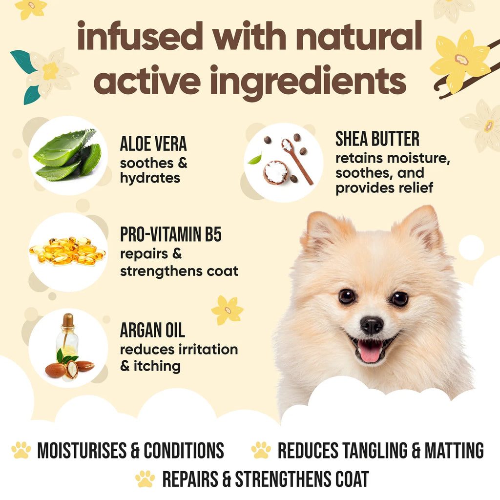 Buddycare Vanilla & Shea Butter Dog Conditioner 500ml