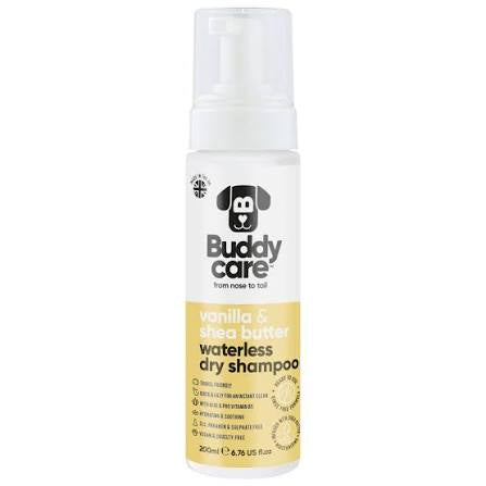 Buddycare Waterless Dog Shampoo Vanilla & Shea Butter 200ml