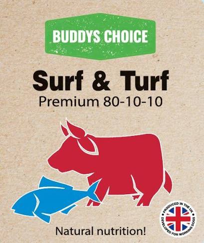 Buddys Choice Surf and Turf Premium 80-10-10 454g