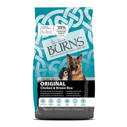 Burns Adult Dog Original Chicken & Brown Rice Small Bag 2kg