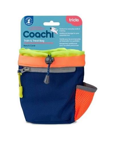 Coachi Train & Treat Bag Navy & Coral