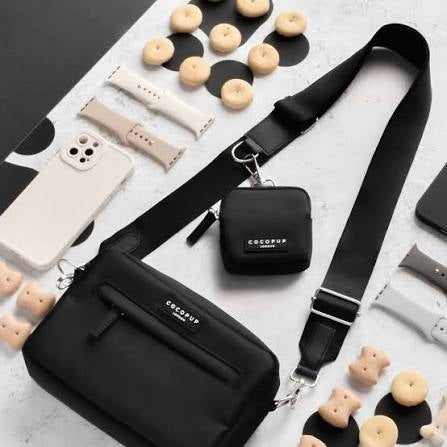 Cocopup Bag Strap - Plain Black