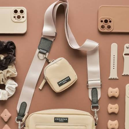 Cocopup Bag Strap - Plain Nude