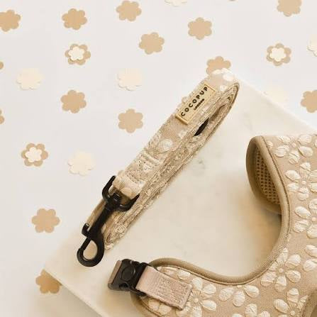 Cocopup Luxe Lead - Mocha Flower