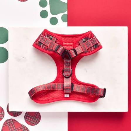Cocopup Adjustable Neck Harness - Tartan