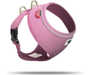 Curli Basic Dog Harness Air-Mesh Pink