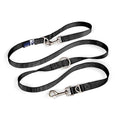 Curli Adjustable Dog Leash Nylon Black Large