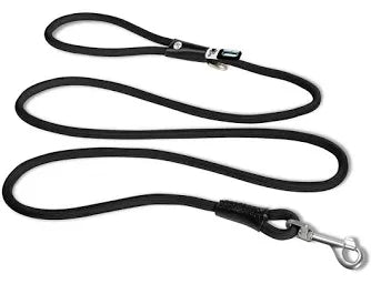 Curli Stretch Comfort Dog Leash Black Large