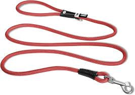 Curli Stretch Comfort Dog Leash Red Large
