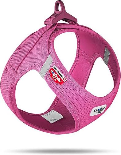 Curli Vest Dog Harness Clasp Air-Mesh Fuchsia Extra Small