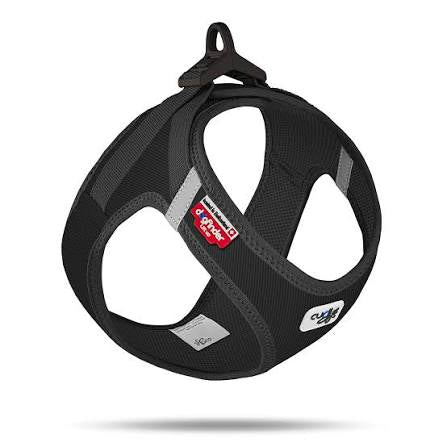 Curli Vest Dog Harness Clasp Cord Black Small