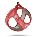 Curli Vest Dog Harness Merino Clasp Red Small
