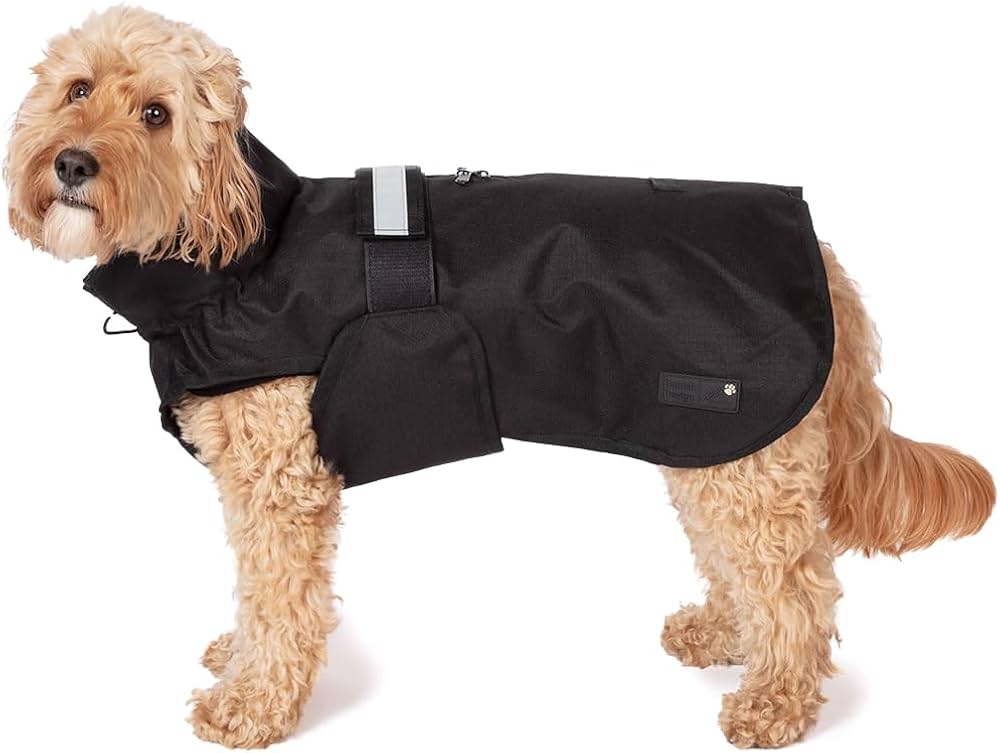 Danish Design 3 in 1 Dog Coat Black 41cm (16in)