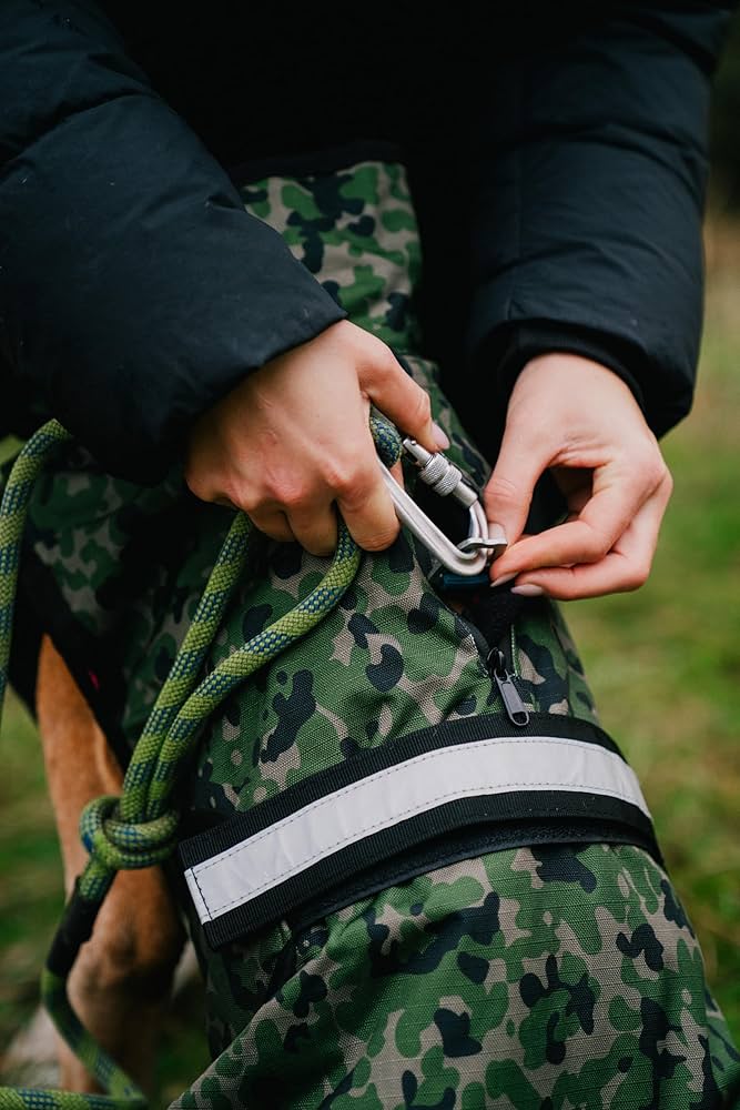 Danish Design 3 in 1 Dog Coat Camo/Pink 49cm (19in)