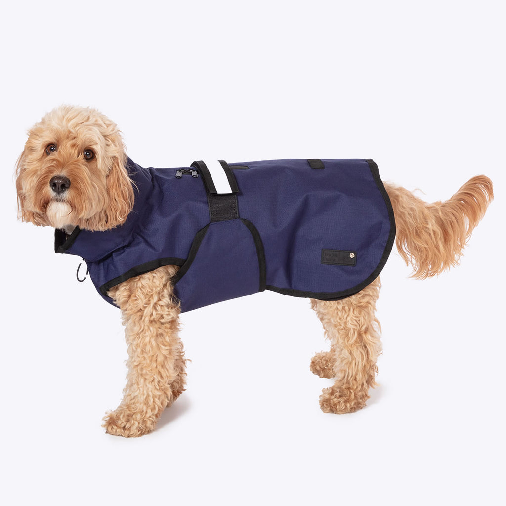 Danish Design 3 in 1 Dog Coat Navy 41cm (16in)