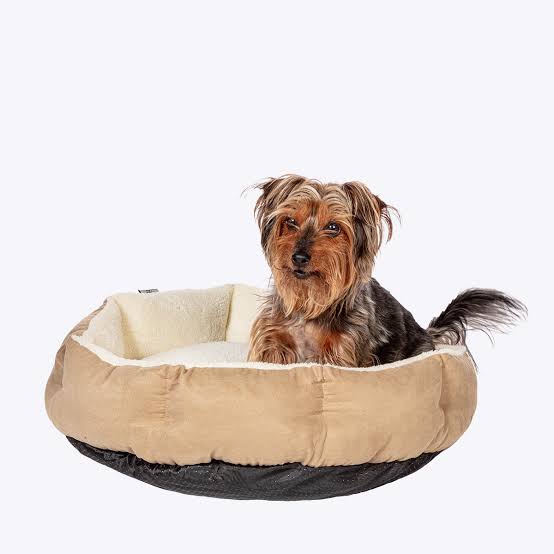 Danish Design Essentials Quilted Bed Beige Medium 62x16cm