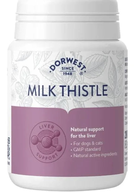 Dorwest Milk Thistle Tablets for Dogs and Cats (100)