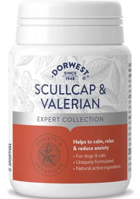 Dorwest Scullcap & Valerian Tablets for Dogs and Cats (200)