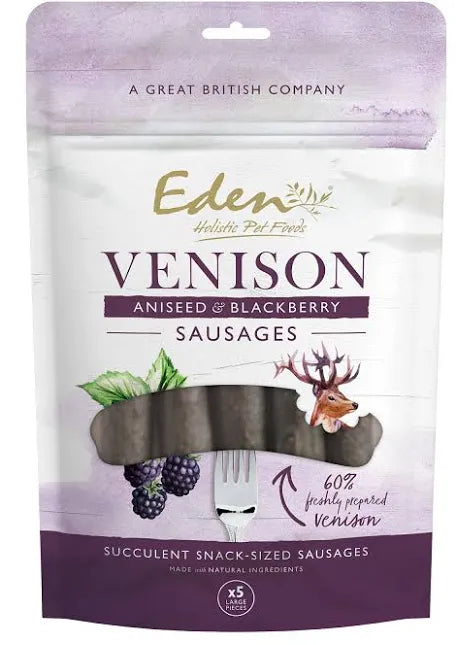Eden Venison & Aniseed & Blackberry Sausages