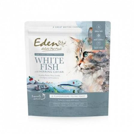 Eden Feline Feast White Fish and Herring Caviar Dry Cat Food 1.5kg