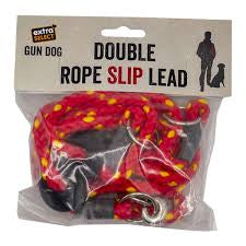 Extra Select Double Rope Slip Lead in Red