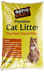 Extra Select Premium Wood Based Cat Litter 15ltr