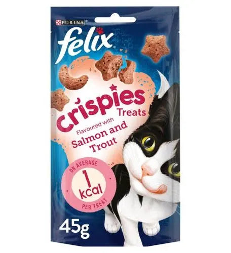 Felix Cat Crispies Salmon & Trout Treats 45gm