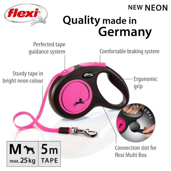 Flexi Neon Tape Pink Medium 5m