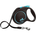 Flexi Black Design Cord Blue Small 5m
