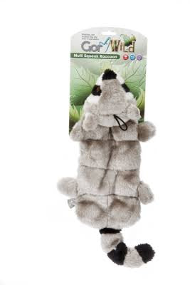 Gor Pets Gor Wild Multi Squeak Raccoon 30cm